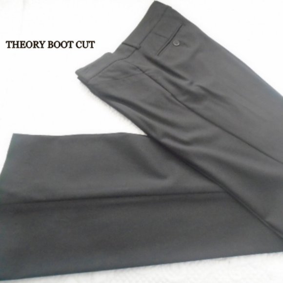 THEORY CHOCOLATE BROWN SIZE 6 PANTS - Picture 1 of 8